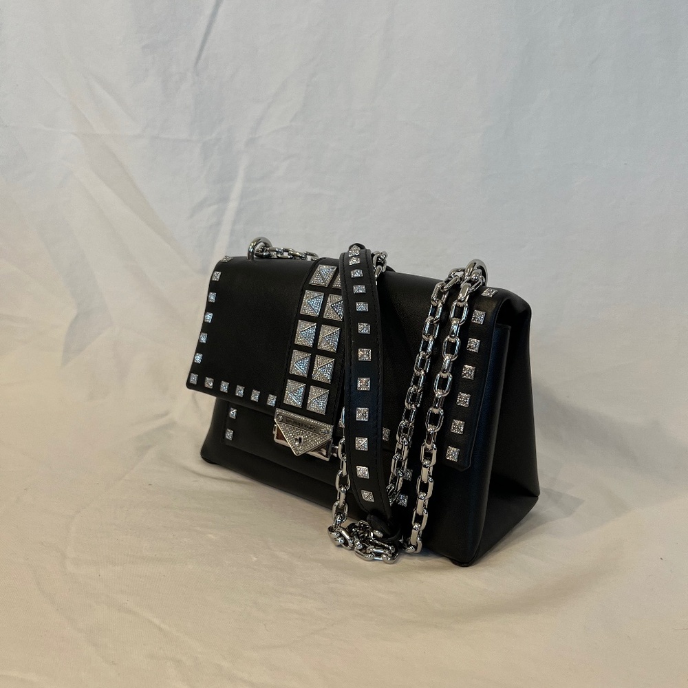 Michael Kors Cece Embellished Pyramid Stud Shoulder Bag